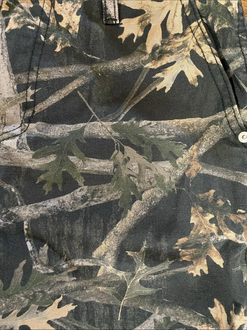 PacSun Men's Camouflage Cargo Pants - Black & Brown